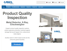 Tablet Screenshot of cassel-inspection.com